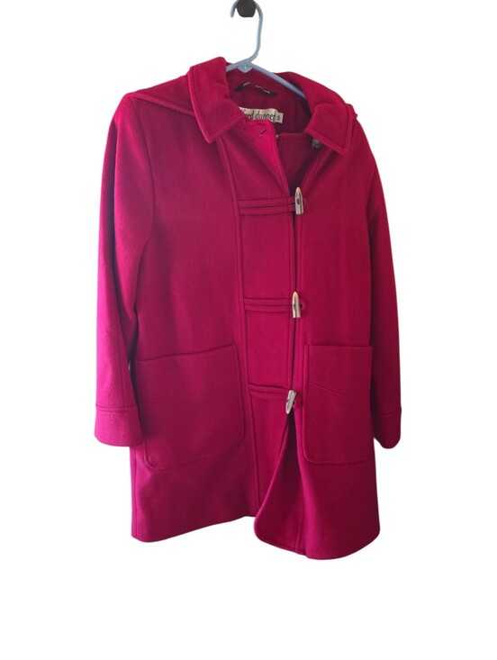 Alfred Dunner Jackets & Blazers - Alfred Dunner Red Toggle Pea Coat